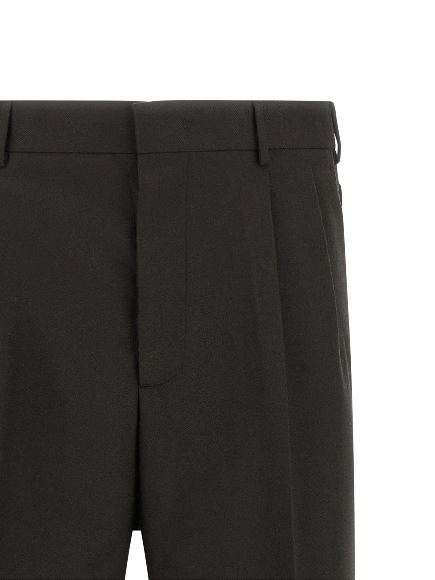 CELLAR DOOR Brown Polyester Dress Pants