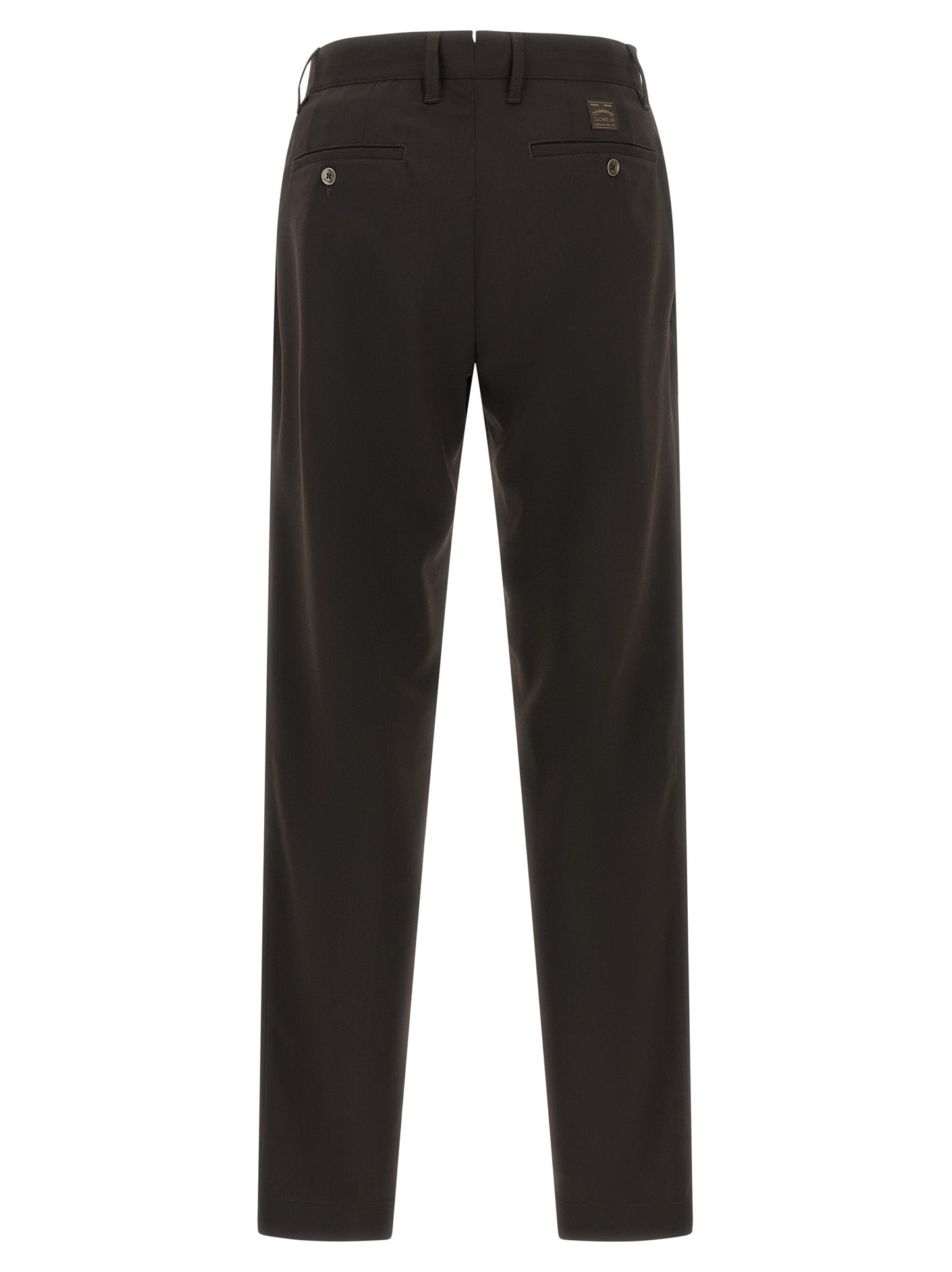 Incotex Brown Polyester Dress Pants