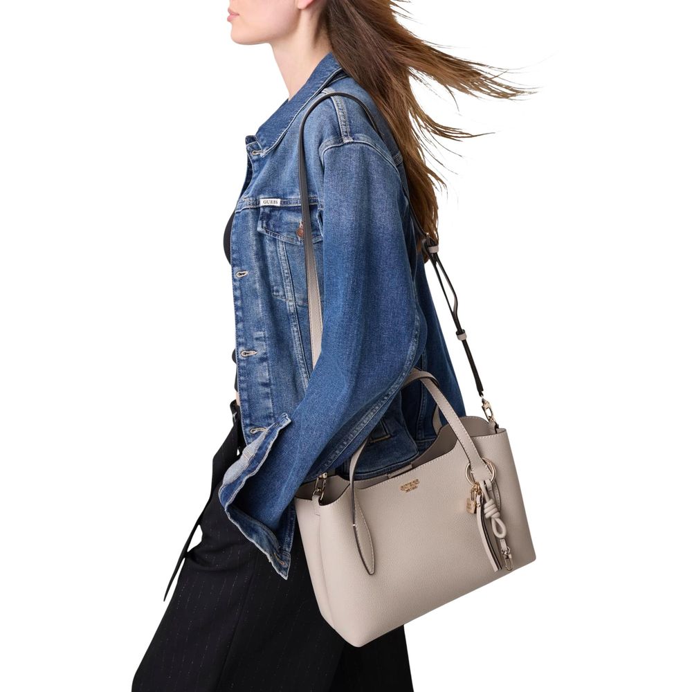 Guess Beige Polyethylene Handbag