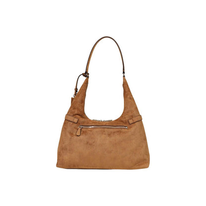 Guess Brown Polyester Handbag