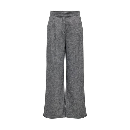 Only Gray Recycled Polyester Casual Pants