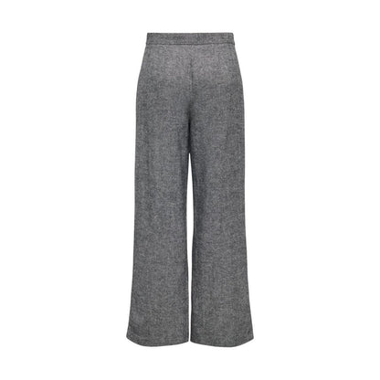 Only Gray Recycled Polyester Casual Pants