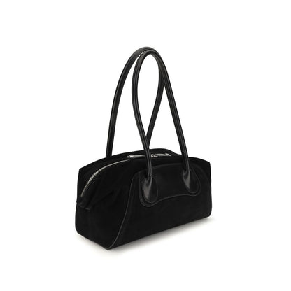 Vivienne Westwood Black Calf Leather Bos Taurus Shoulder Bag