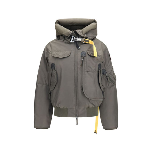Hooded Bomber Jacket by Parajumpers for women in polyamide bicolour features an on trend silhouette, showcasing refined pockets, hooded & insulated and a sophisticated hooded neckline for a truly on trend finish.