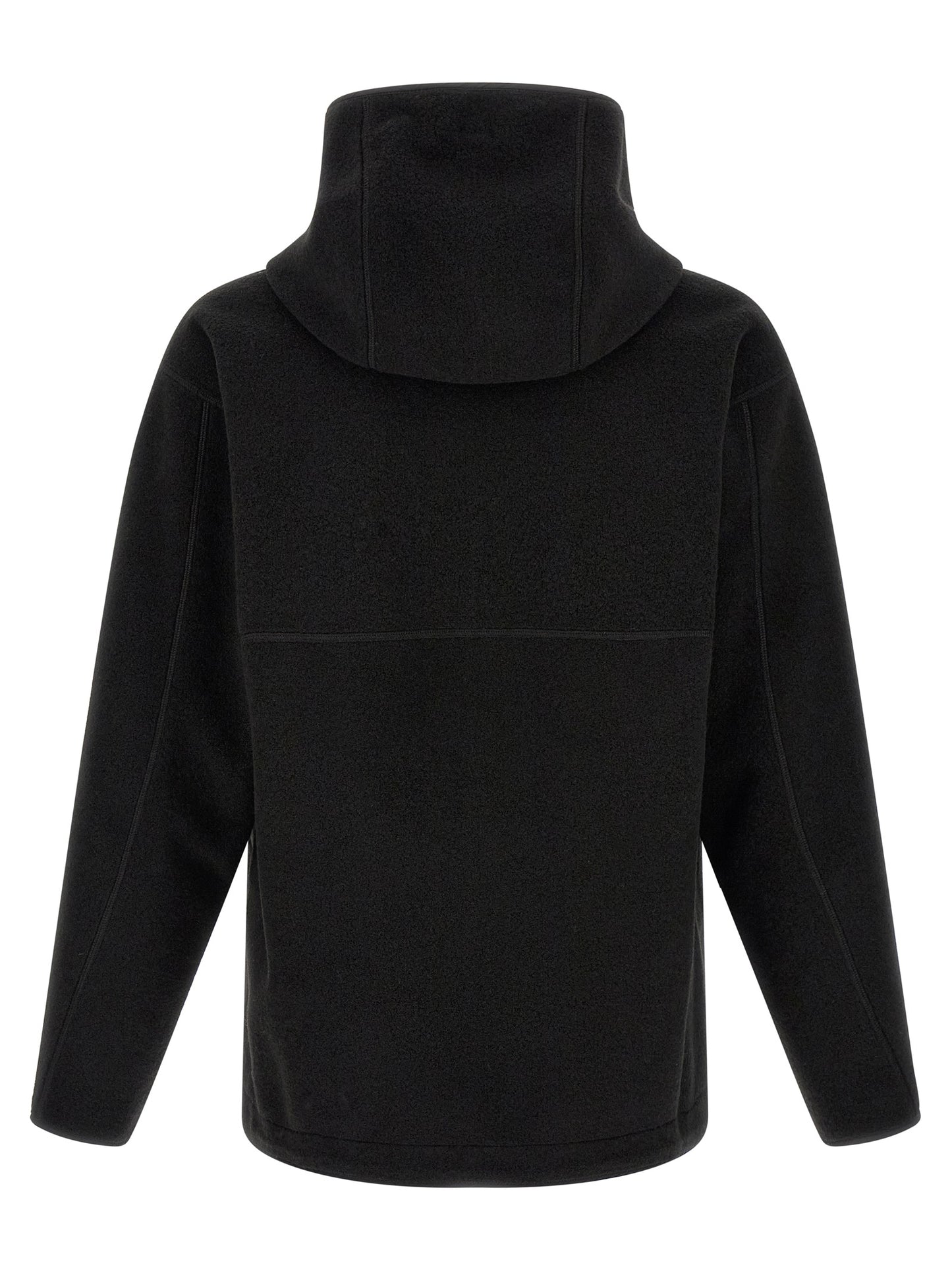LAMINAR Black Polyester Shell Jacket