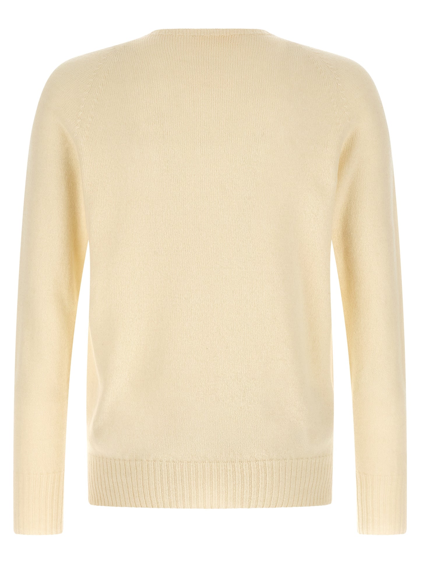 MA'RY'YA White Cashmere Cardigan