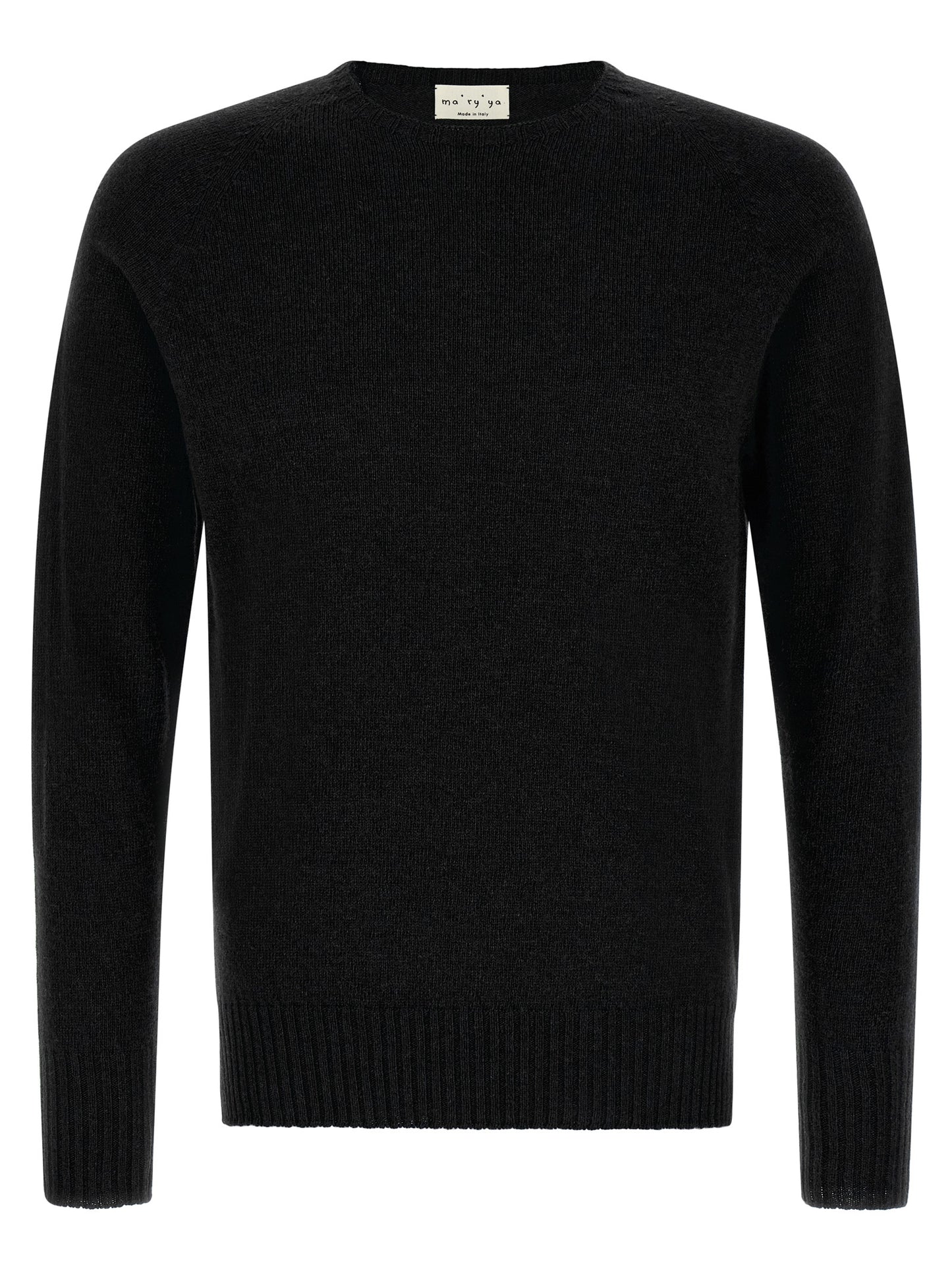 MA'RY'YA Black Cashmere Cardigan