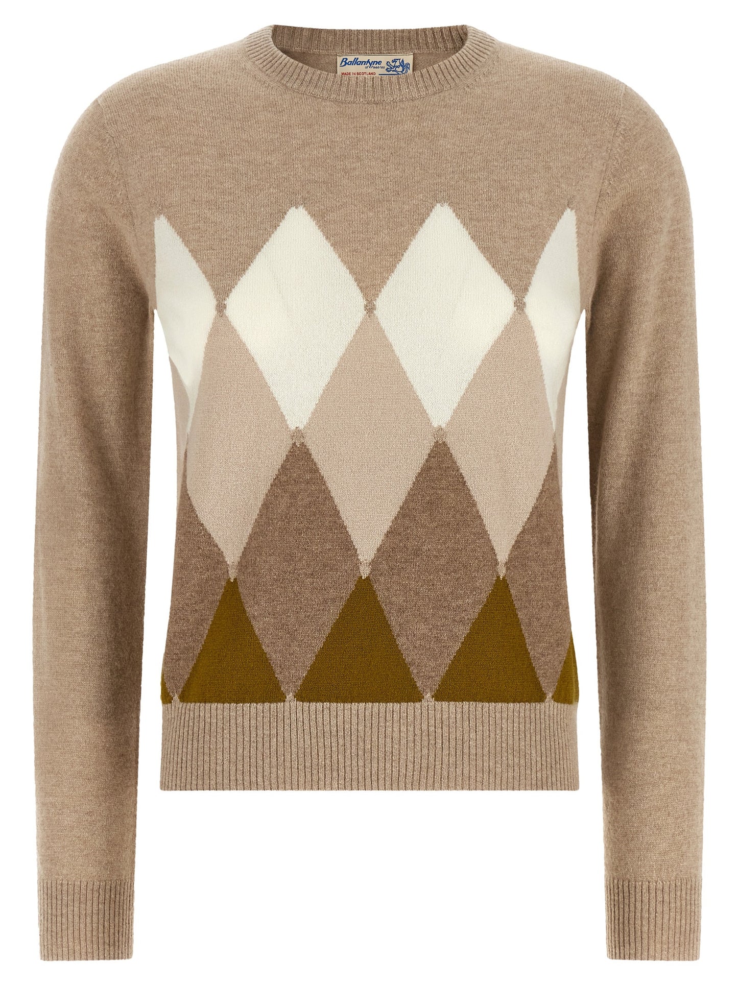 Ballantyne Beige Cashmere Cardigan