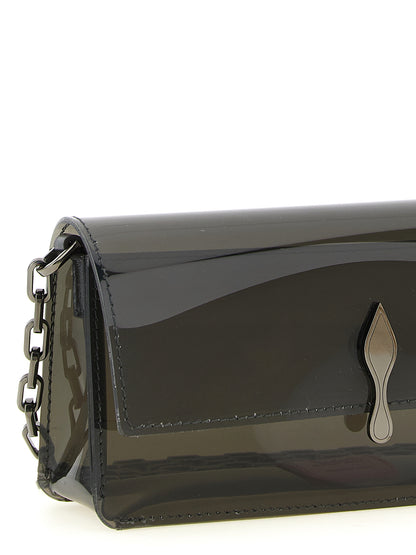 Christian Louboutin Black Pvc Clutch Bag