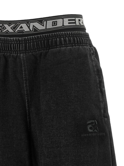 Alexander Wang Black Cotton Relaxed Fit Jeans