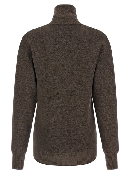 Lemaire Brown Wool Cardigan