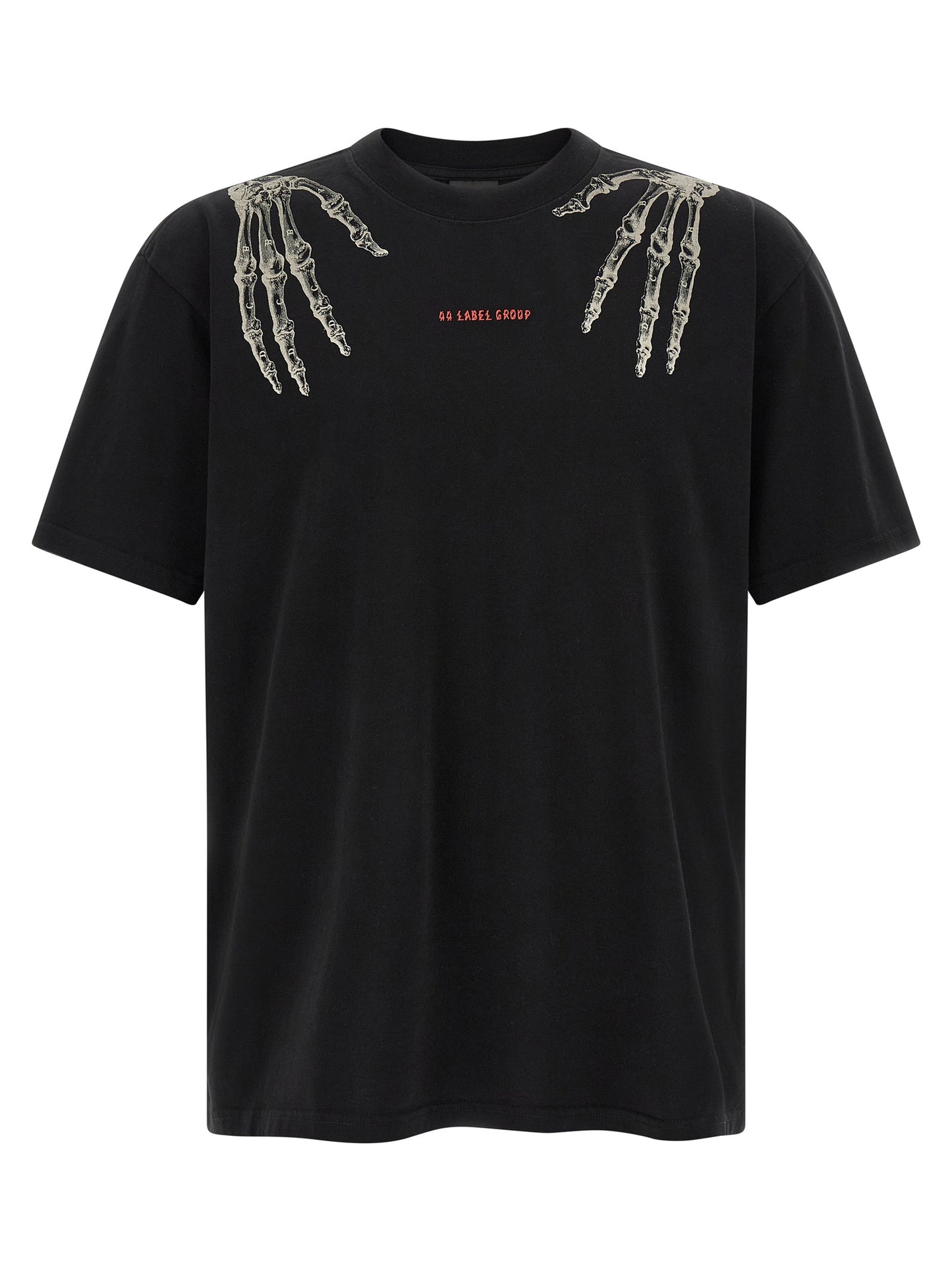 44 Label Group Black Cotton T-Shirt