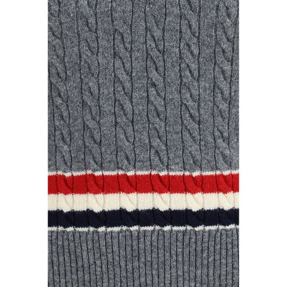 Thom Browne Gray Wool Oves Aries Sleeveles Sweater