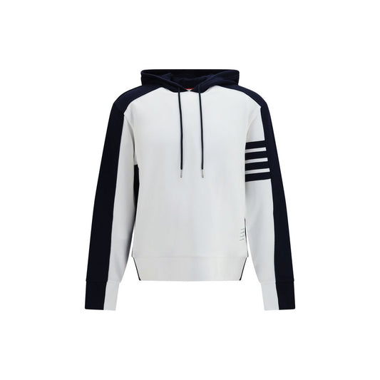 Sweatshirt Hoodie by Thom Browne for men in cotton multicolor, signature & striped features an luminous silhouette, showcasing a sophisticated hooded neckline and for a truly luminous look.