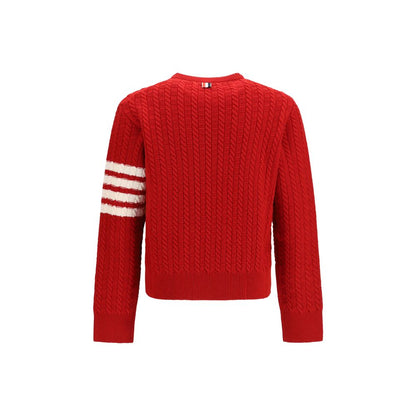 Thom Browne Red Wool Oves Aries Sweatshirt