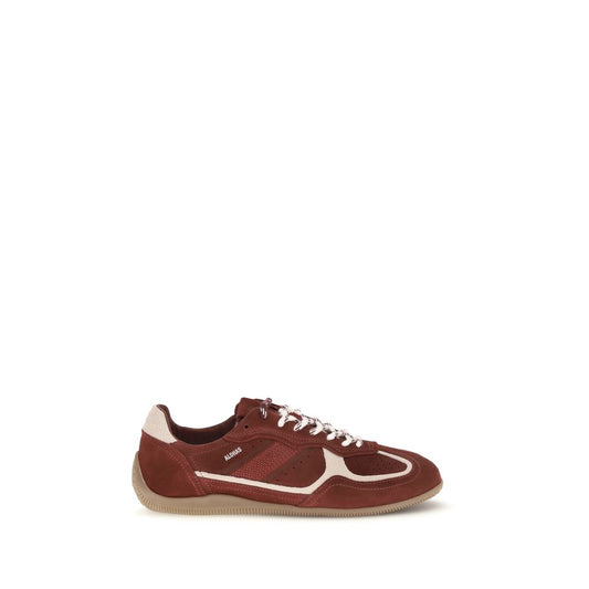 Sneakers by Alohas for women in suede leather & rubber bordeaux features a chic design, perfectly showcasing the chic low-top style of this Women's Low Top Suede Leather & Rubber Sneakers.