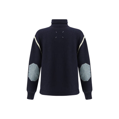 Maison Margiela Blue Wool Oves Aries Sweatshirt