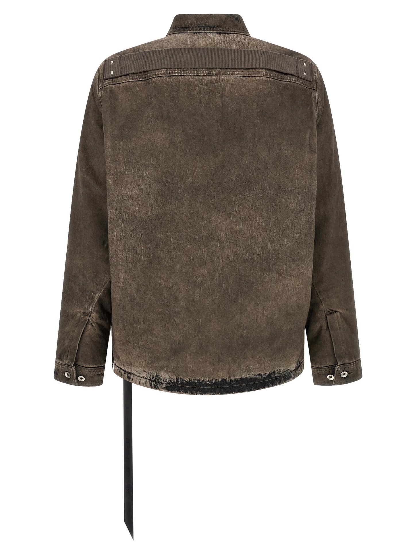 DRKSHDW Gray Cotton Denim Jacket