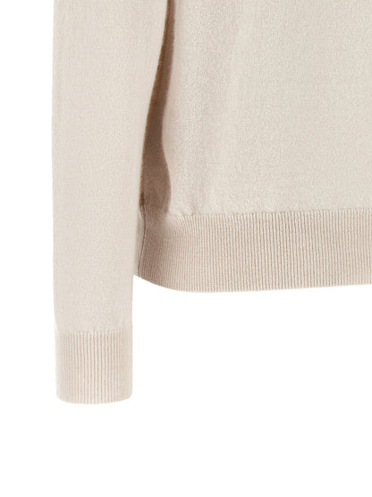 Ballantyne Beige Cashmere Cardigan