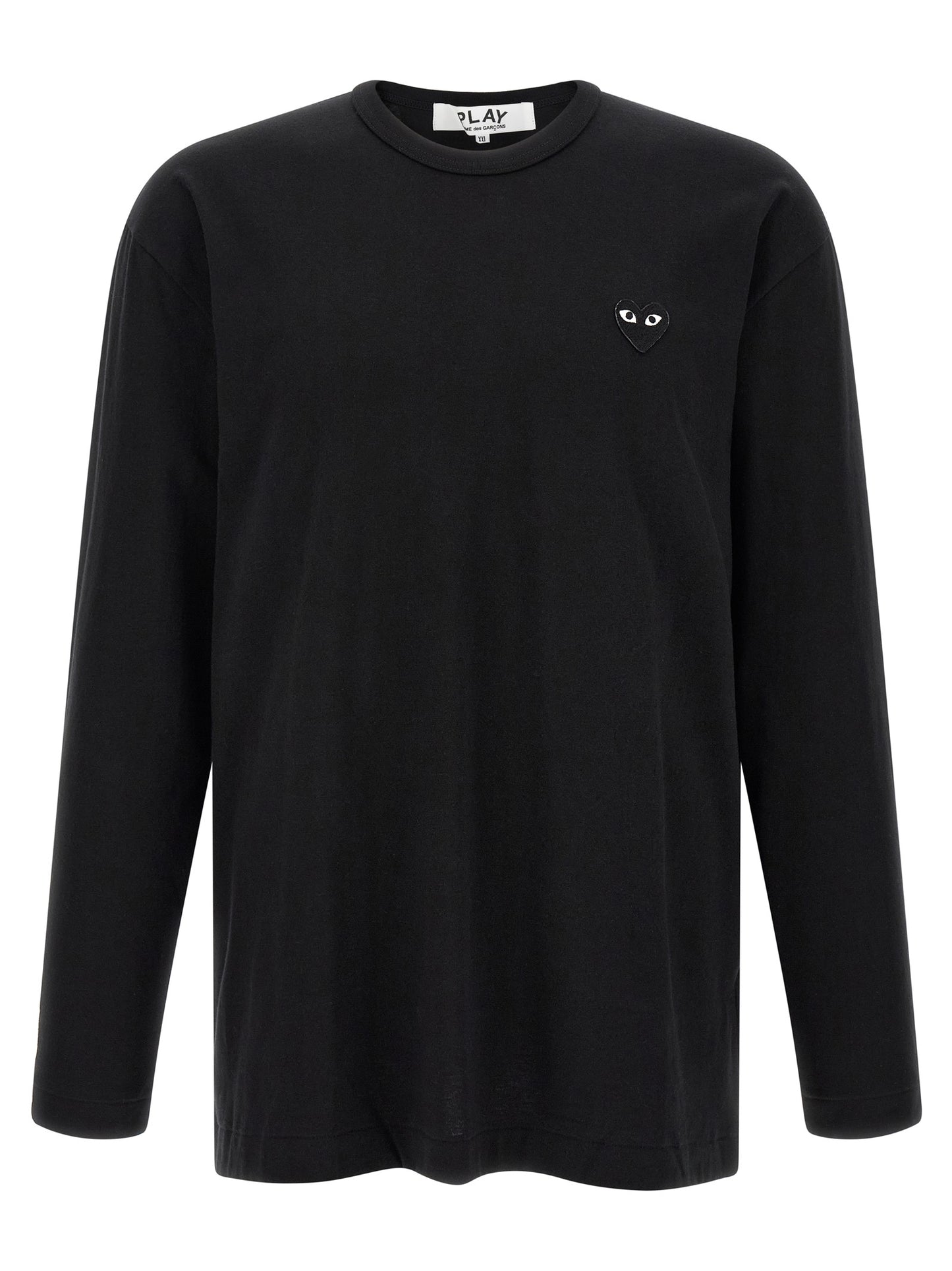 Comme Des Garçons Play Black Cotton T-Shirt
