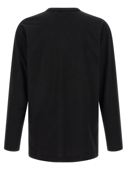 Comme Des Garçons Play Black Cotton T-Shirt
