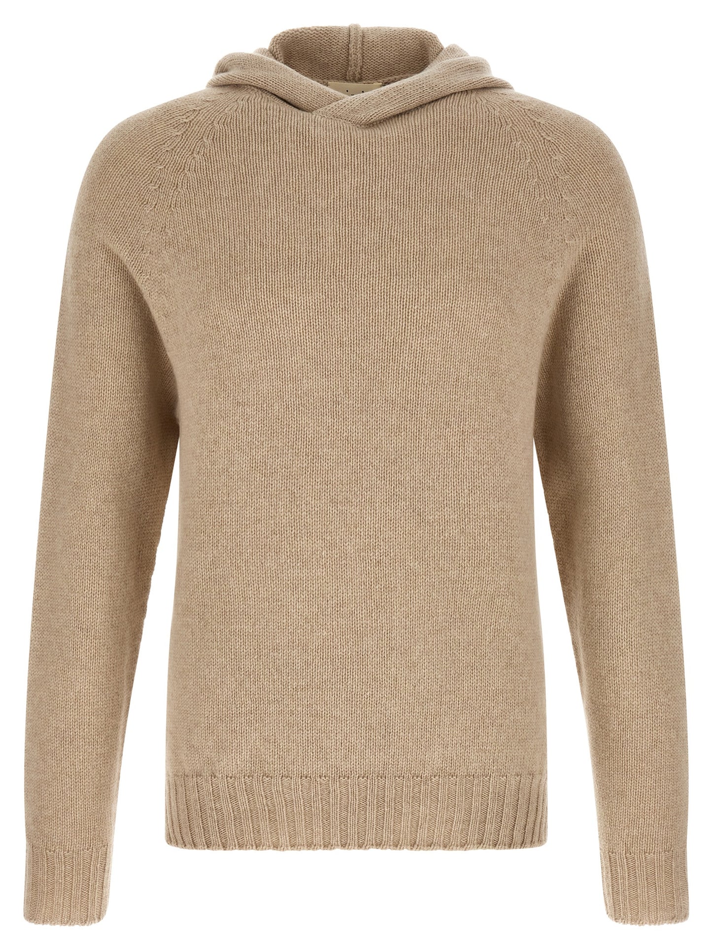 MA'RY'YA Beige Cashmere Cardigan