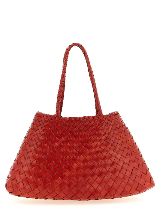 Shoulder Bag by Dragon Diffusion for women in embossed calfskin & leather red features a effortless sophistication silhouette, secured by a with ample and versatile shoulder-strap & handle for a effortless sophistication finish.