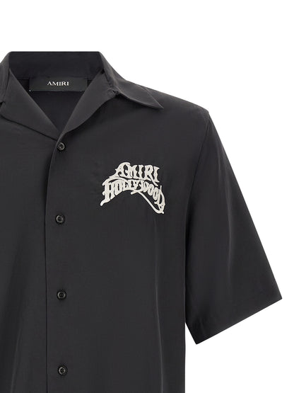 Amiri Black Modal Blouse