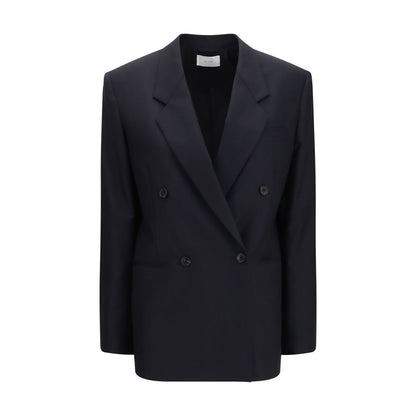 The Row Blue Wool Oves Aries Blazer