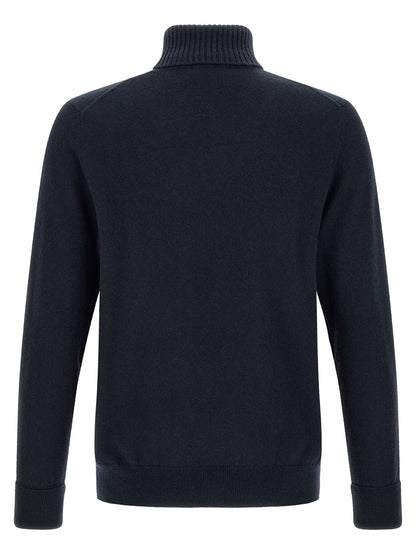 Ballantyne Blue Cashmere Cardigan