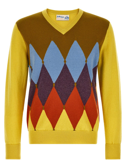 Ballantyne Multicolor Cashmere Cardigan