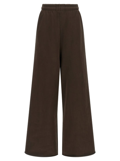 Entire Studios Brown Cotton Joggers (Workout Pants)