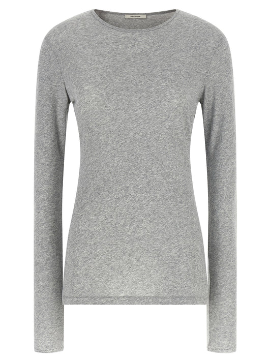 Sweatshirt by Entire Studios for women in polyurethane cotton gray presents a smart casual silhouette, featuring a smart casual crew neckline and for a sophisticated look.
