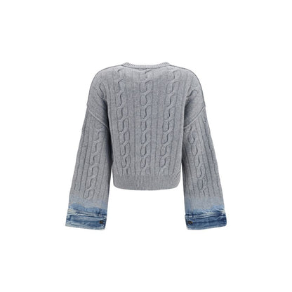 Haikure Gray Wool Oves Aries Sweatshirt