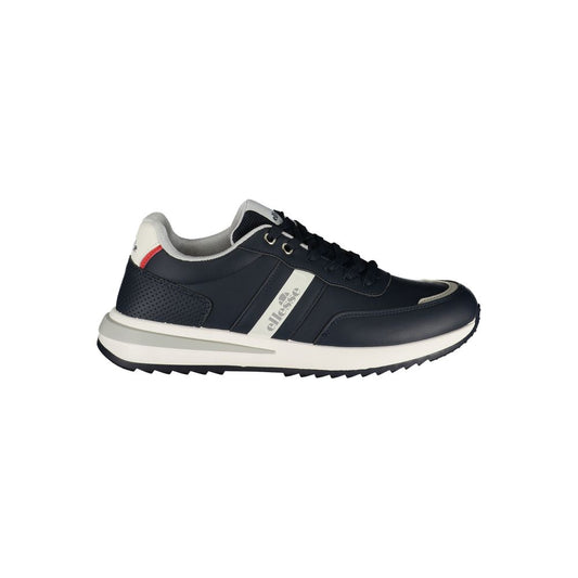 Athletic Sneakers by Ellesse for men in canvas polyurethane & polyester blue, white & print features an timeless silhouette from the Men's Athletic Canvas Polyurethane & Polyester Sneakers collection, showcasing a timeless athletic style for a timeless look.
