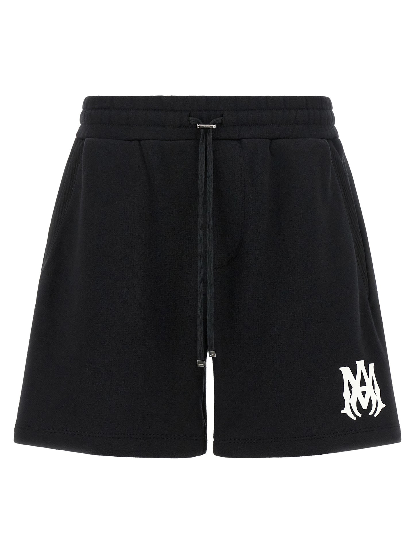 Amiri Black Cotton Bermuda Shorts