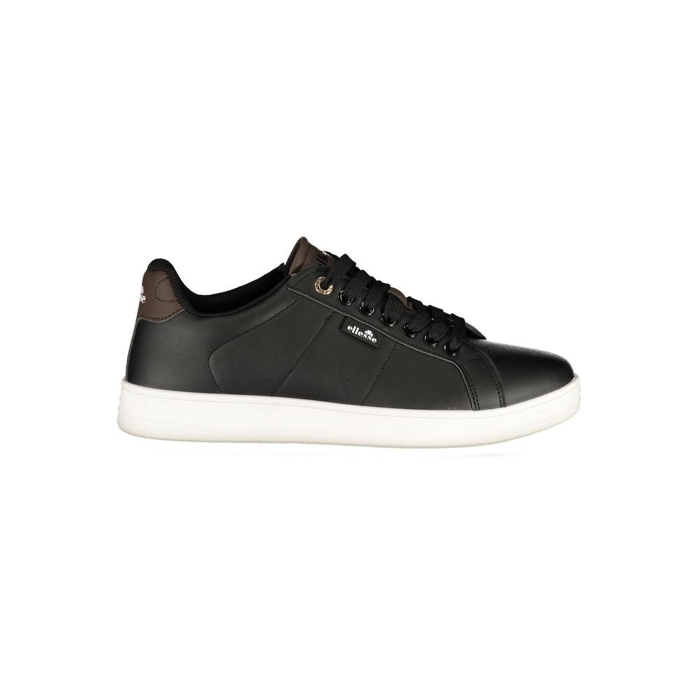 Ellesse Black Polyurethane Men Sneaker