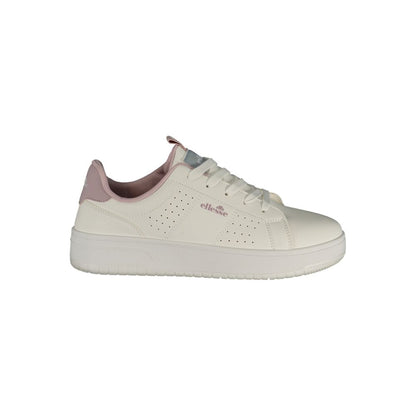 Ellesse White Polyurethane Women's Sneaker