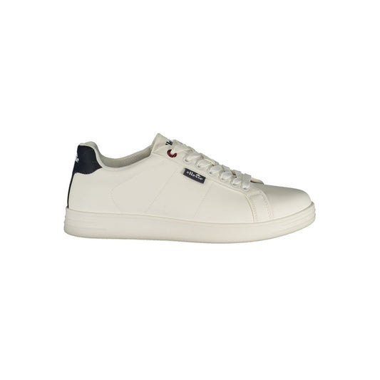 Athletic Sneakers Ellesse men polyester & polyurethane blue, white & print featuring a avant-garde The Blend Men's Athletic Polyester & Polyurethane Sneakers design with a avant-garde athletic style for a refined finish.