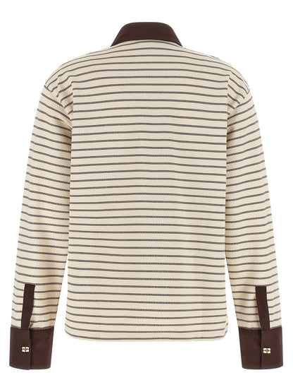 Ganni Brown Cotton Cardigan