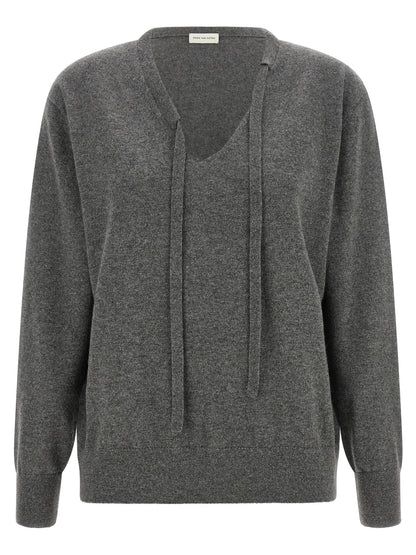 Dries Van Noten Gray Cashmere Cardigan