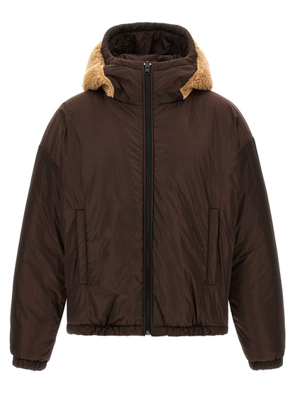 Dsquared² Brown Polyester Bomber