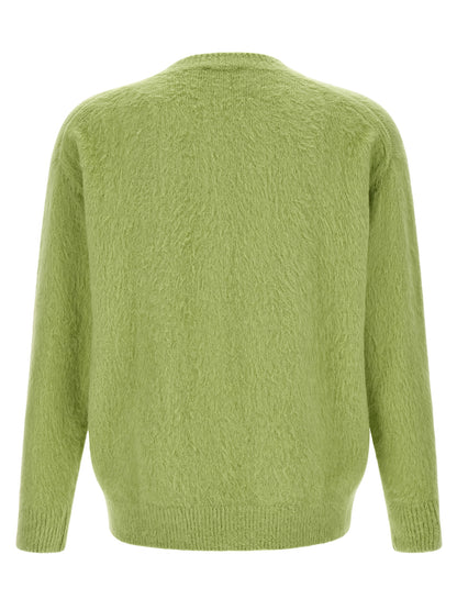 Roberto Collina Bicolor Cotton Cardigan