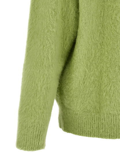 Roberto Collina Bicolor Cotton Cardigan