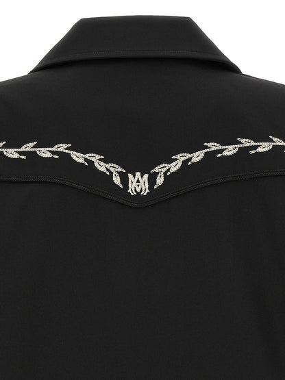Amiri Black Polyester Full-Length Jacket