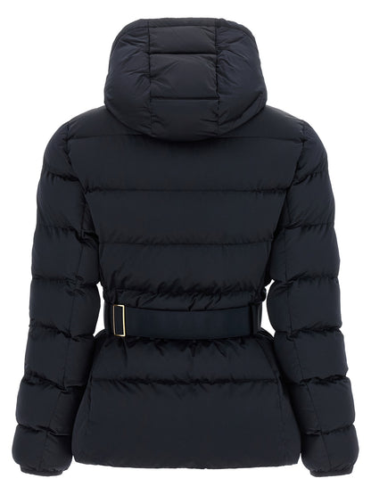 Elisabetta Franchi Black Polyester Full-Length Jacket