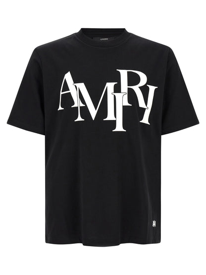 Amiri Black Cotton T-Shirt