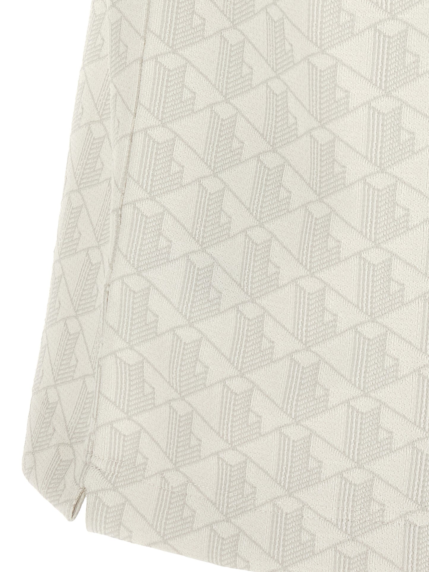 Lacoste White Polyester Polo Shirt