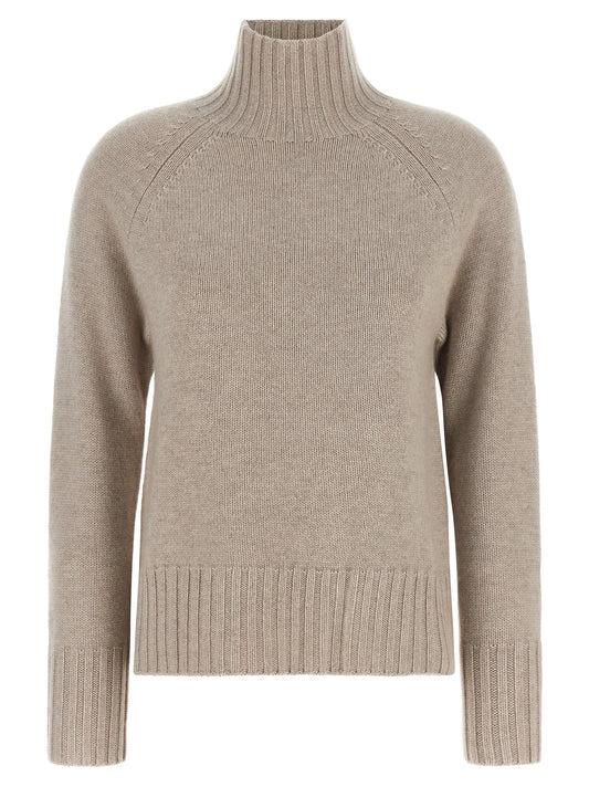 Cardigan by S Max Mara for women in cashmere beige presents a textural silhouette, artfully finished with a textural high-neck neckline and for a sophisticated, textural look.