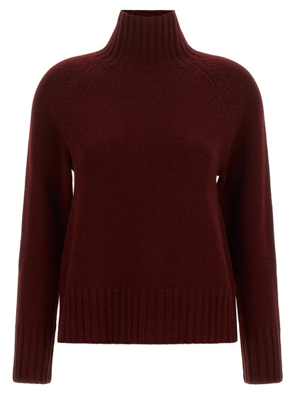'S Max Mara Bordeaux Wool Cardigan